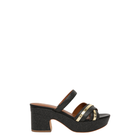 Malone Souliers Black Sandals