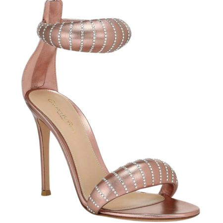Gianvito Rossi Bijoux Crystal-Embellished Sandals