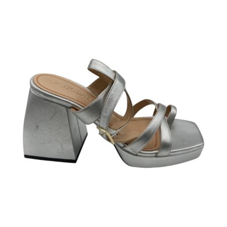 Nodaleto Bulla 85mm Metallic Leather Sandal