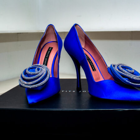 Marilyn Pump In Blue Satin