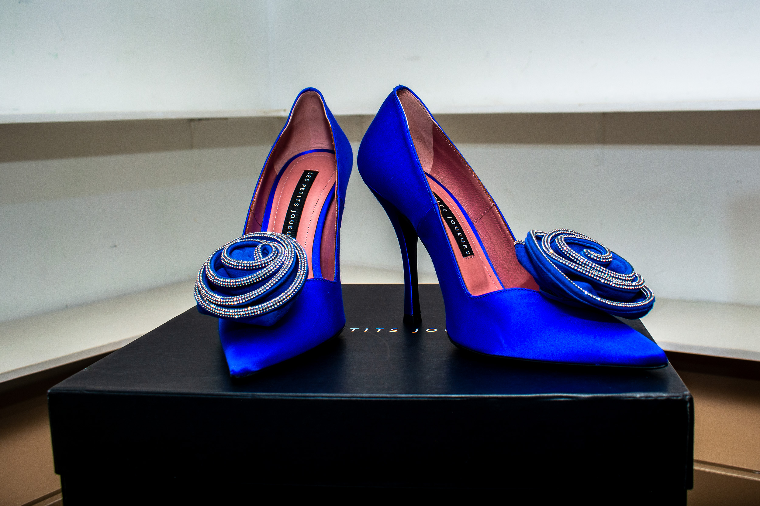Marilyn Pump In Blue Satin