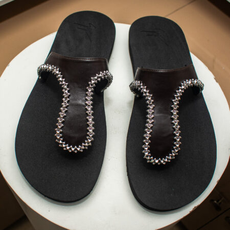 Giuseppe Zanotti Brett Pyramid Studded Sandal