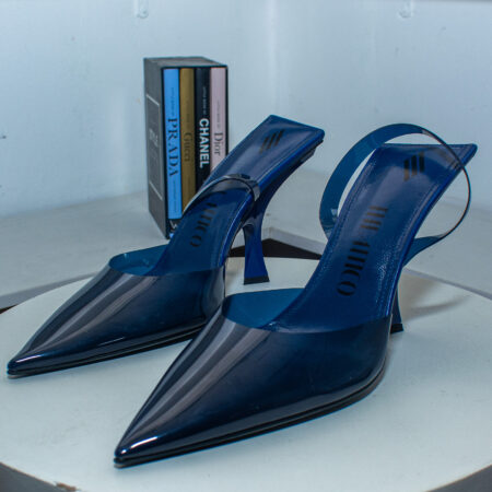 "Ester" PVC Slingback Pump