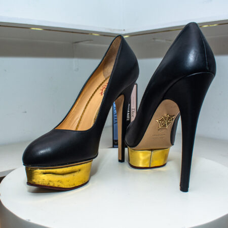 Charlotte Olympia Dolly Platform Pumps.